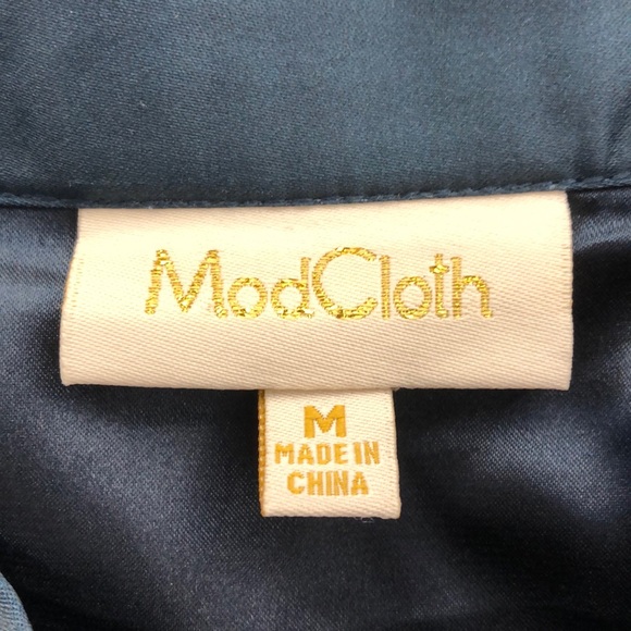 Modcloth Navy Floral Arose Such A Classic Skirt - Picture 5 of 8